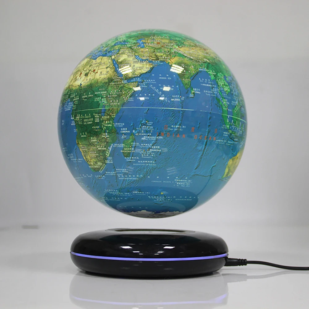 Домашнее украшение магнитная левитация 8 дюймов земляной вращающийся плавающий