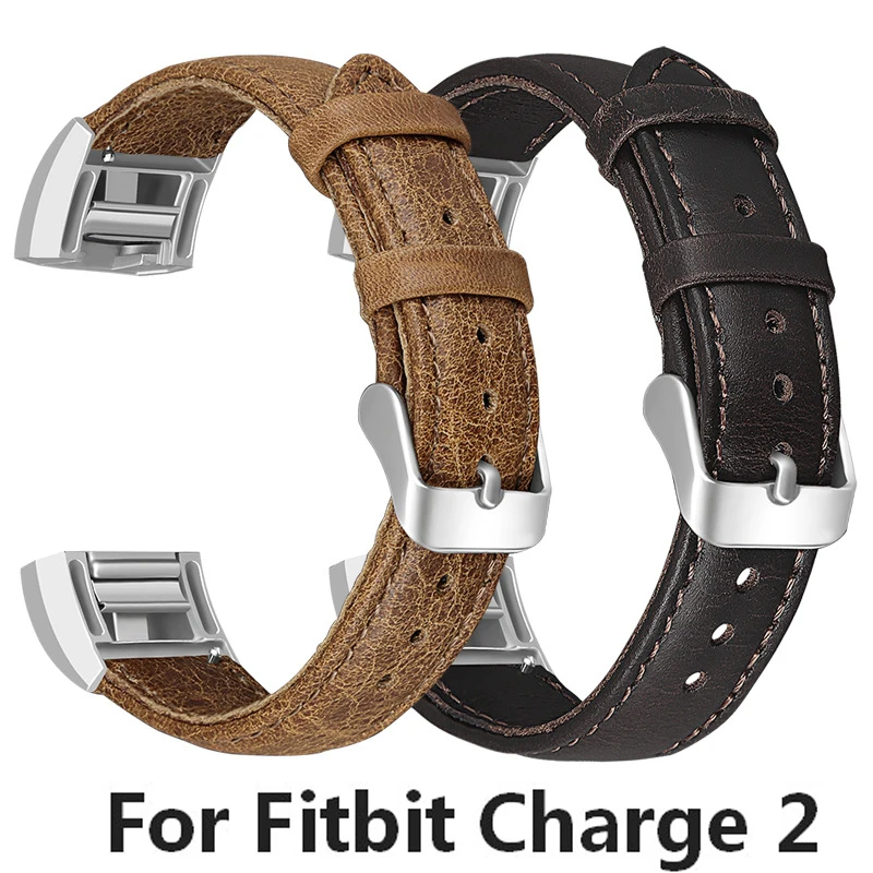 Одежда высшего качества для браслета Fitbit Charge 2 смарт-браслет натуральная кожа