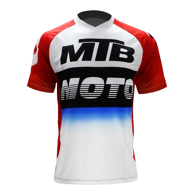 

NEW Racing Downhill Jersey Mountain Bike Motorcycle Cycling Jersey Ciclismo Clothes for Men MTB MX short sleeve