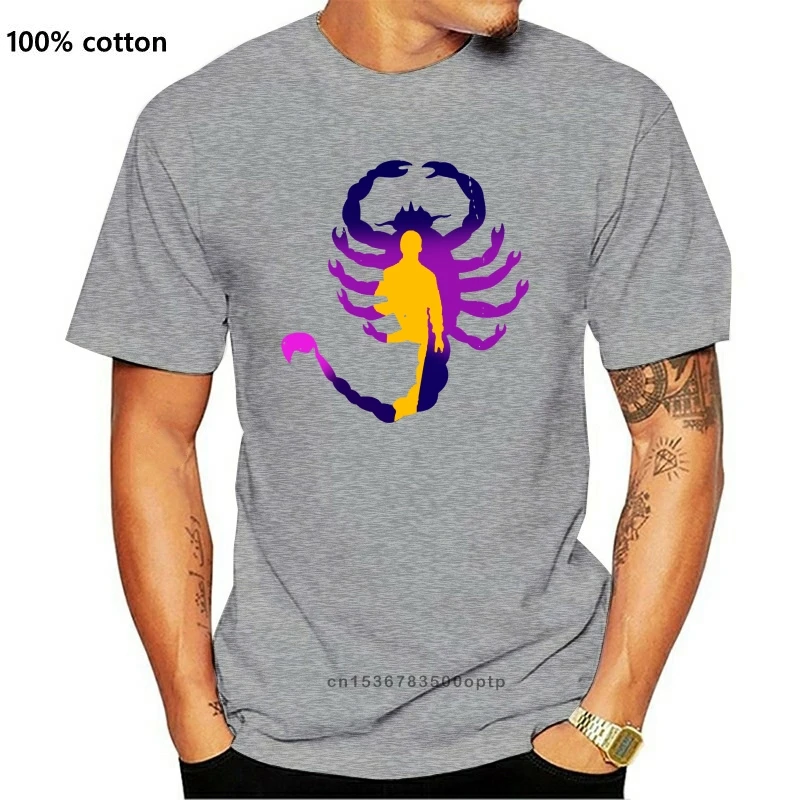 

New Sunset Beach The Driving Scorpion T Shirt Casual Short Sleeve 2021 Arrival Men T-Shirts Round Neck 100% Cotton Tops T Shirts