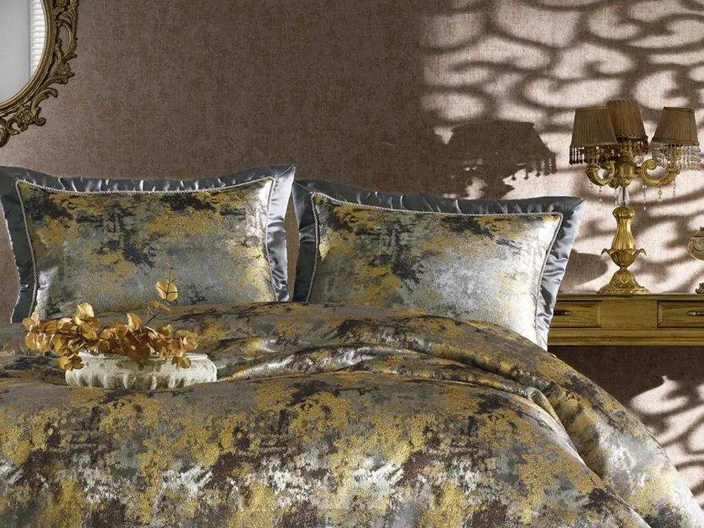 

Nirvana Double Bed Cover Set Oxide Yellow