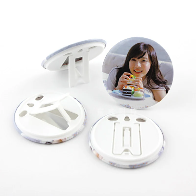Insignias de bot&oacute;n de 58mm, piezas de insignia de bot&oacute;n DIY, material en blanco, 1000 Uds.-0