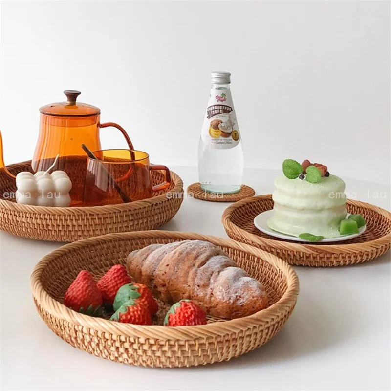 

Высококачественный Женский поднос для хлеба, закусок, фруктов, женский круглый поднос для хранения