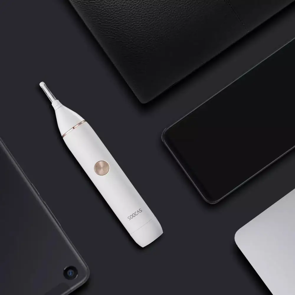 Триммер Xiaomi Soocas IPX5 водонепроницаемый триммер для волос в носу бровей острое