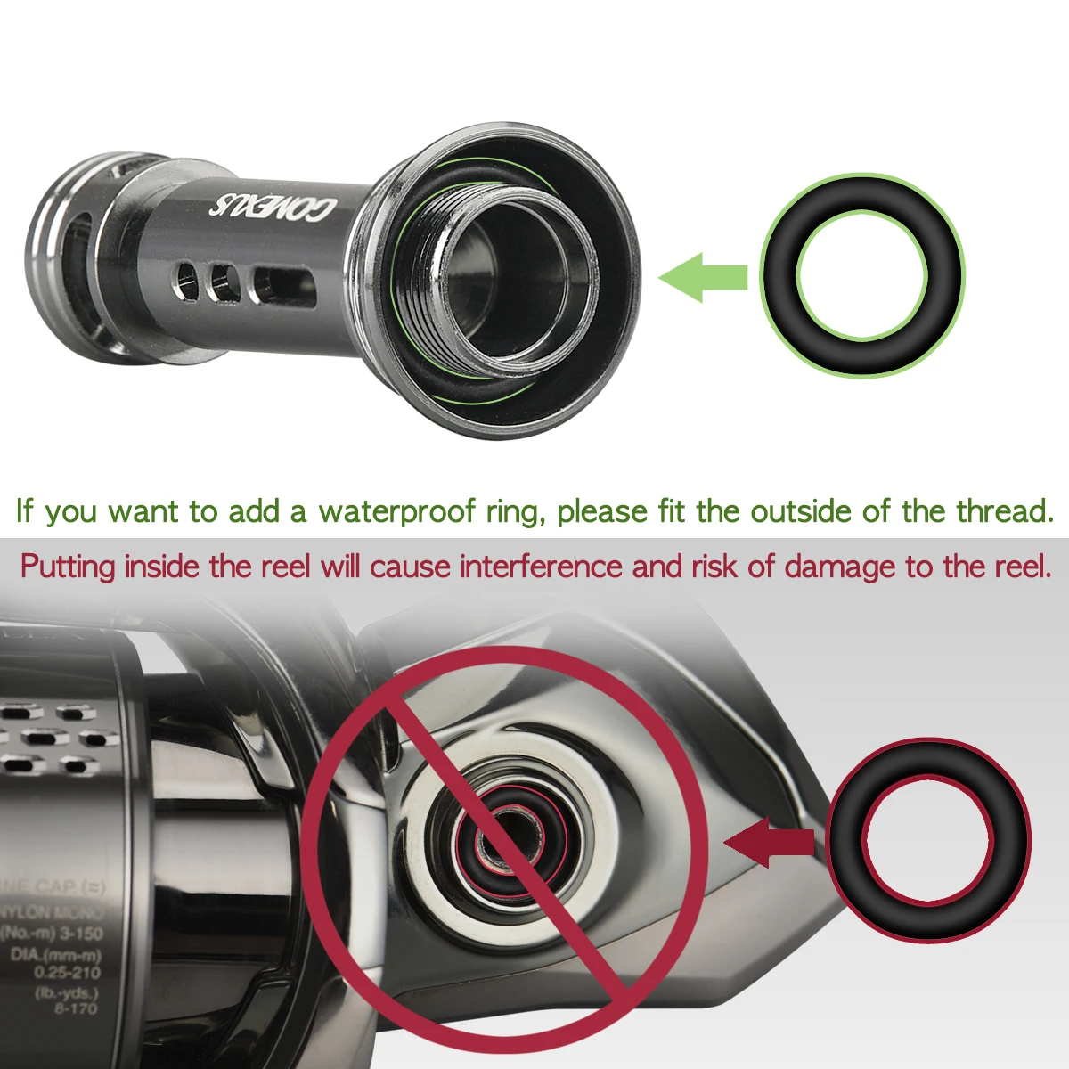Gomexus катушка баланс подставка для ручек Shimano Ultegra 2500 4000 Stella 6000 Daiwa существуют 1003 3012