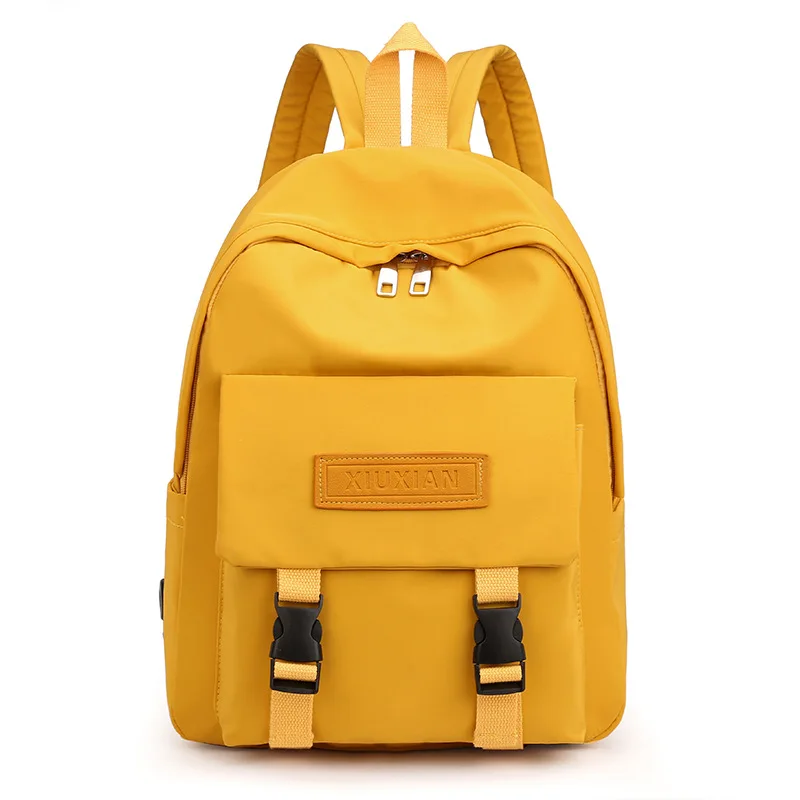 

Summer Korean version of nylon shoulder bag campus high school students small fresh candy backpack outdoor trend bags