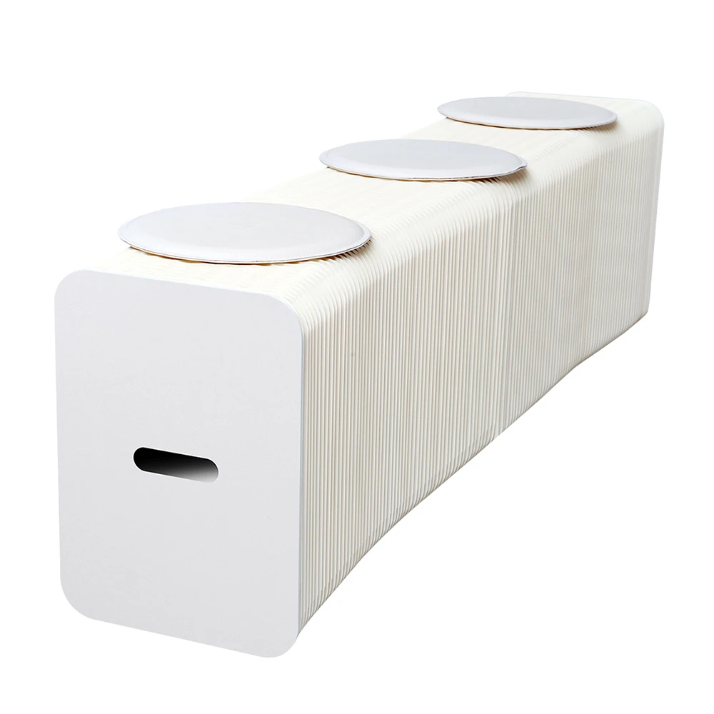 Складной офисный стул из крафт бумаги обеденный стол выдвижная скамья