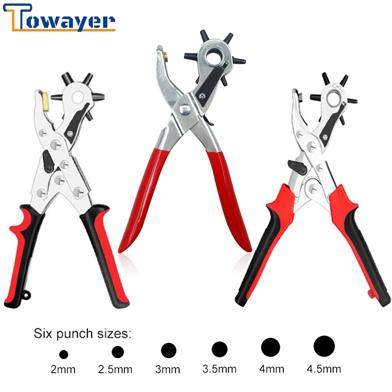 

Multi-function Punch Pliers Round Hole Oval Hole Punch Household Belt Punching Machine Belt Belt Watch Strap Punch Hole Machine