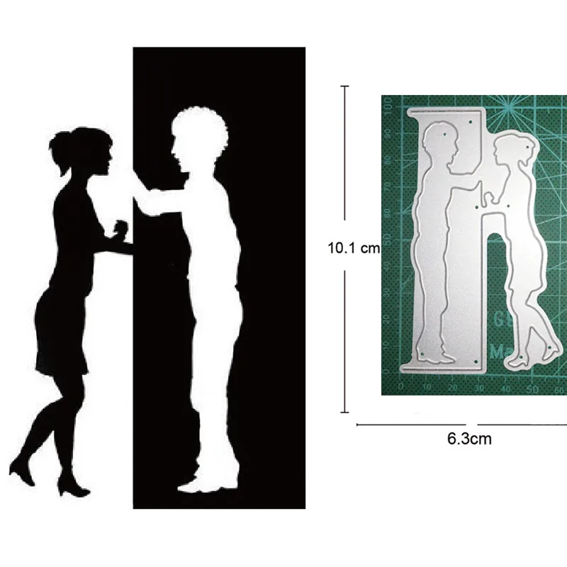 Новинка 2021 ремесленные штампы металлические Вырубные форма для пары украшение