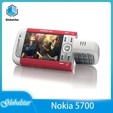 Nokia 5700 Refurbished Original unlocked Nokia 5700 Red phone 2.2  3G 2.0MP phone Free shipping