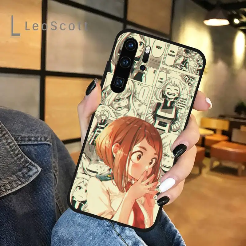 

Asui Tsuyu Boku no My Hero Academia Phone Case For Huawei honor Mate P 9 10 20 30 40 Pro 10i 7 8 a x Lite nova 5t