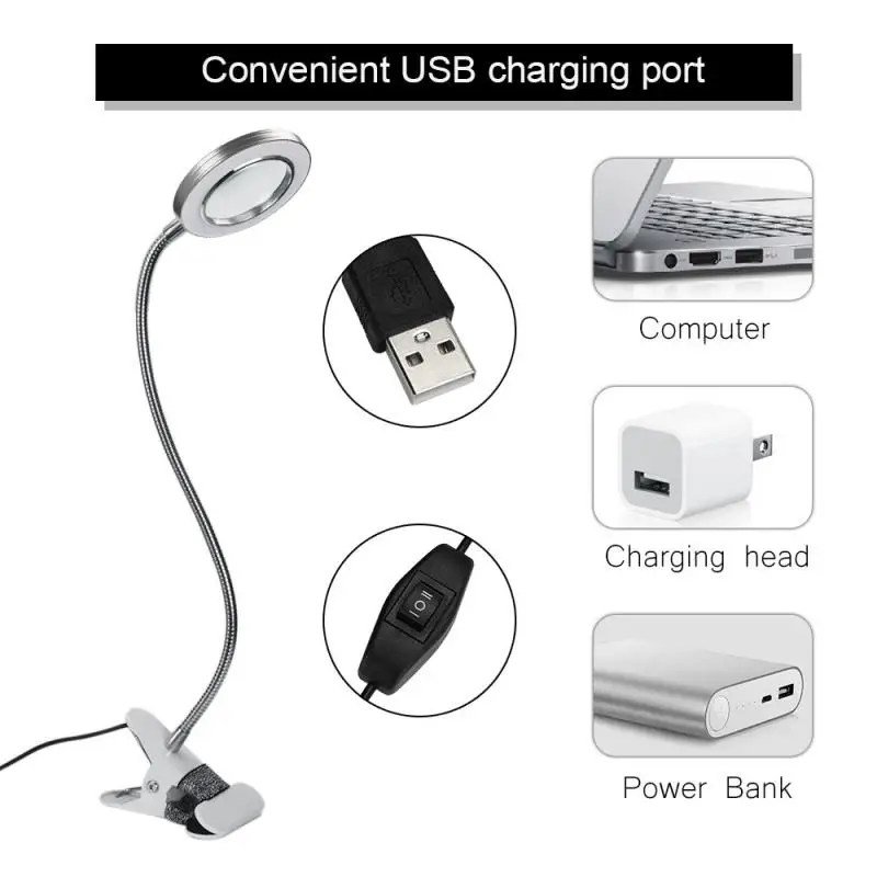 Многофункциональная настольная лампа 2 в 1 с зажимом инструмент для татуировки и