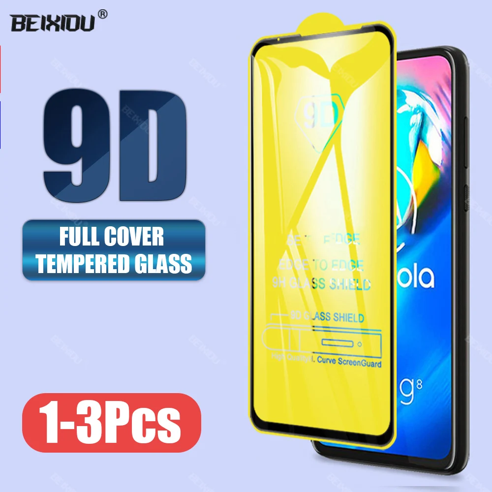 Новинка 9D закаленное стекло для Motorola Moto G8 Power Lite Полное покрытие защита экрана