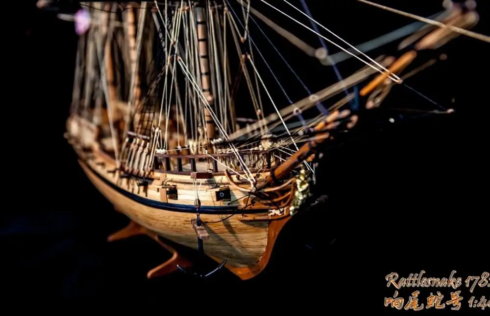 Масштаб 1/50 корабль деревянная Модель Строительный набор США Массачусетс