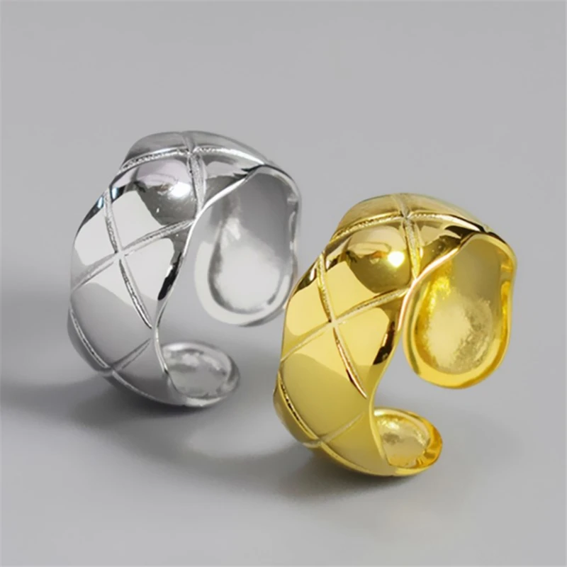 Горячая Распродажа Бесплатная доставка 925 пробы Серебряное гладкое волнистое