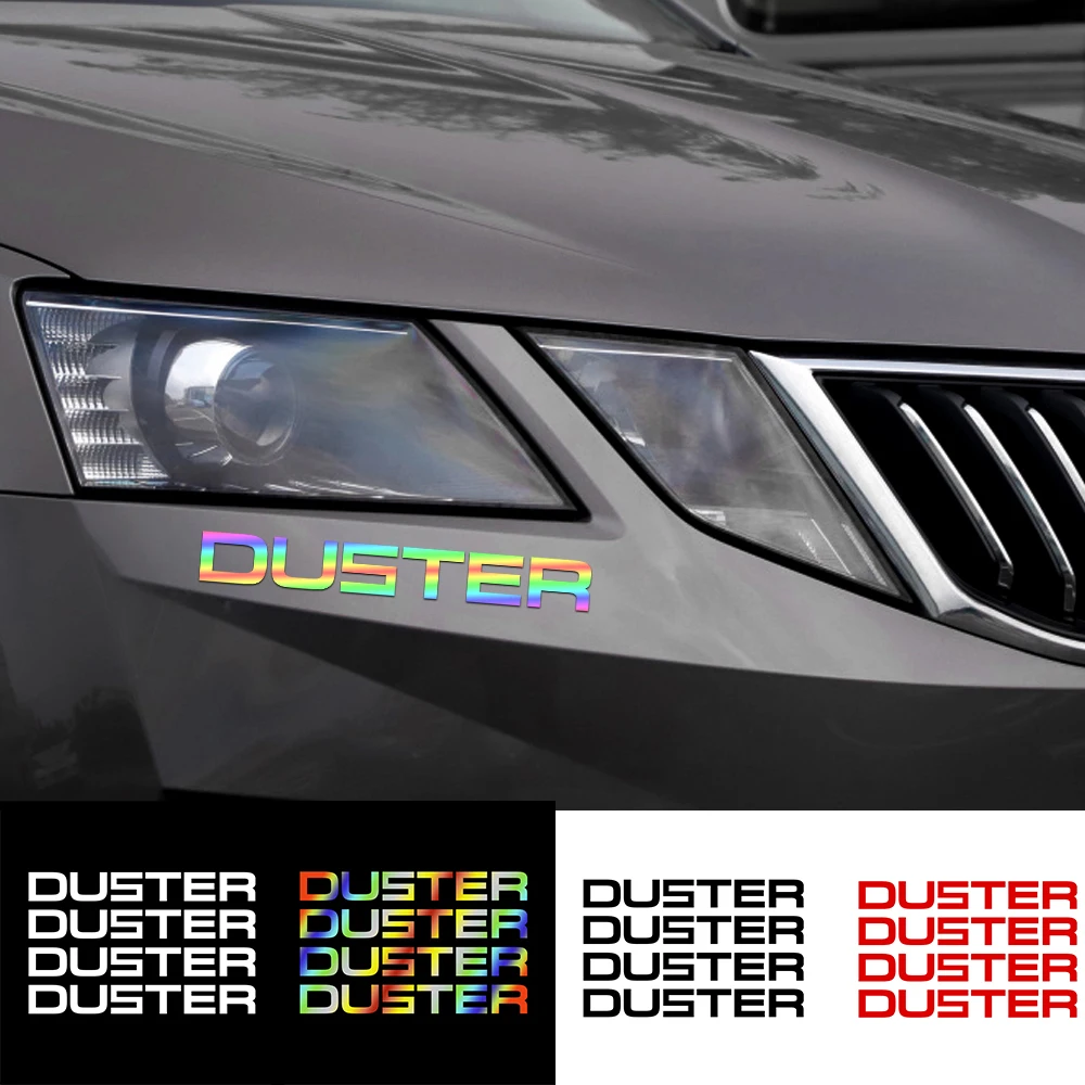 

4PCS Car Door Handle Rear Mirror Trim Stickers Decals For Duster Megane Scenic Logan Laguna Dacia Zoe Koleos Fluence San