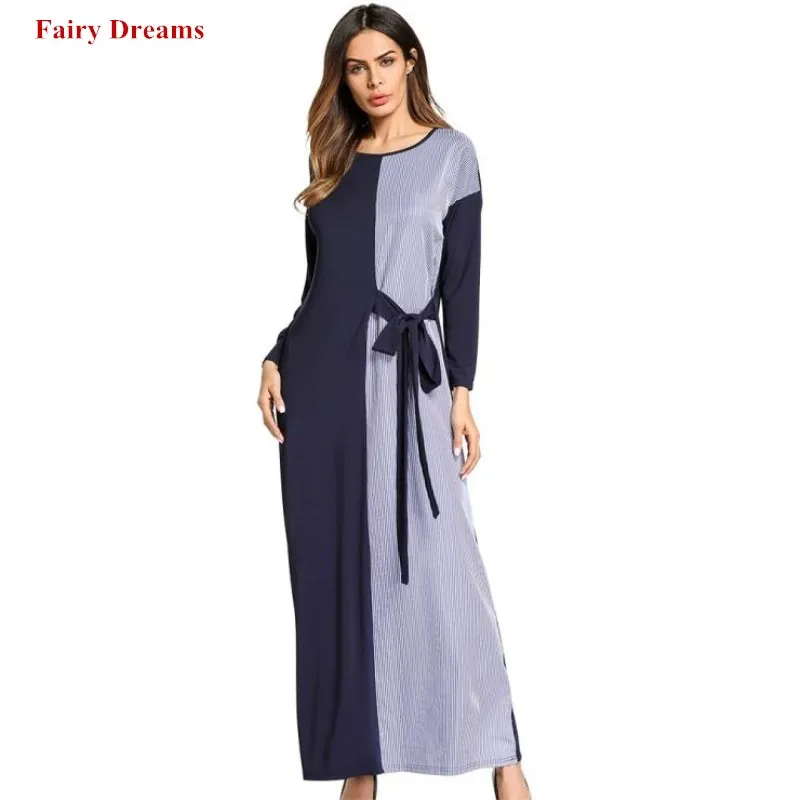 Дубай абаи для женщин Бангладеш с длинным рукавом мусульманское платье