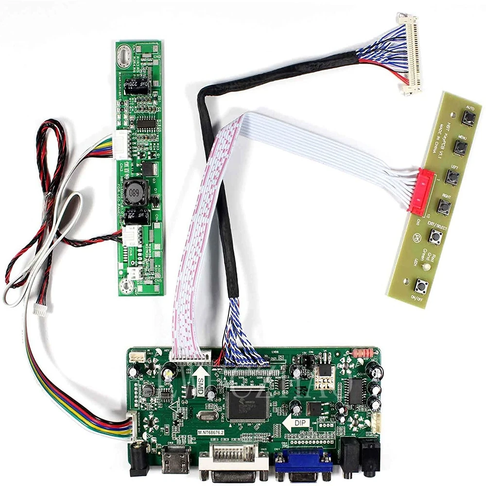 Новый комплект монитора M.NT68676 для M185BGE-L23 HDMI + DVI VGA LCD светодиодный драйвер платы