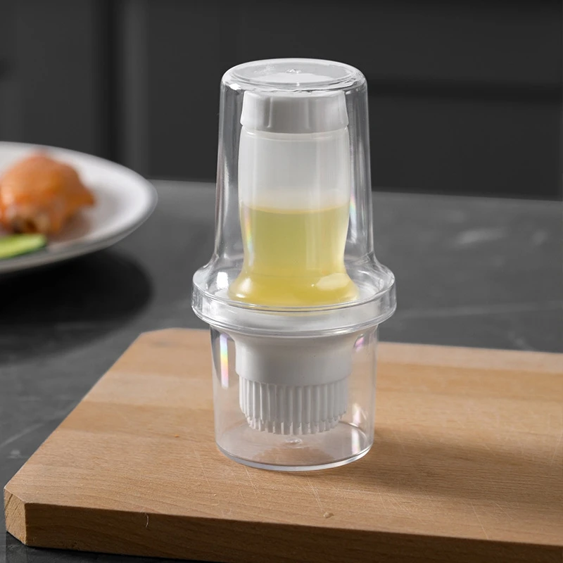 

2PCS Silicone Oil Brush BBQ Brush High Temperature Resistant Dipping Barbecue Brush Portable Baking Brush BBQ Tool