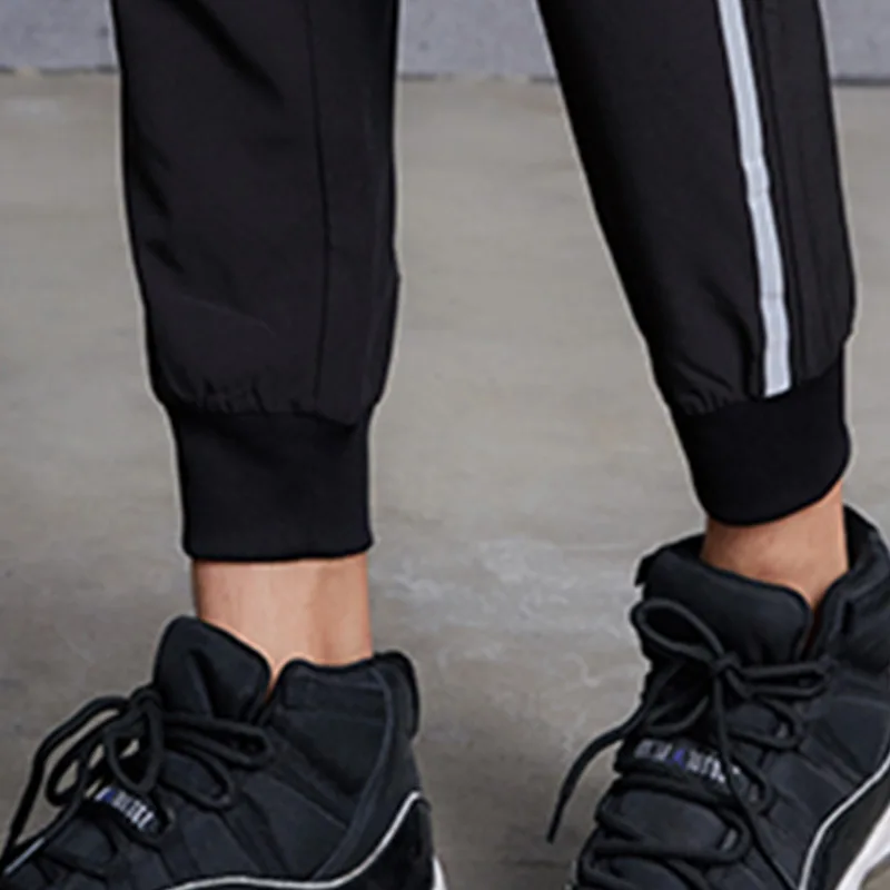 Мужские нейлоновые брюки VANSYDICAL длинные спортивные в полоску для бега и