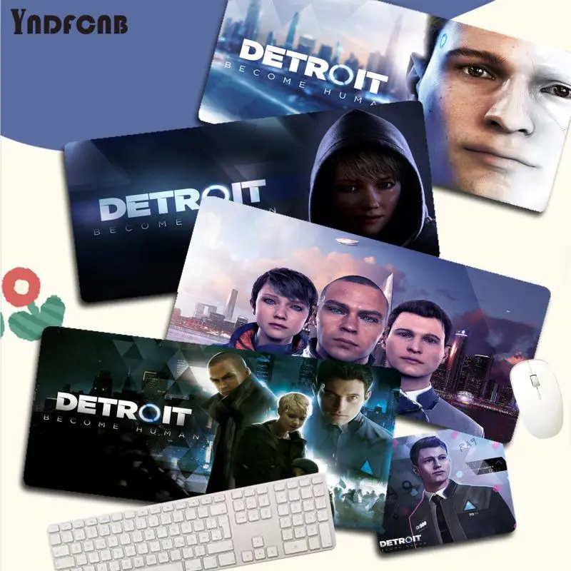 

Detroit Become Human Cool Fashion Gamer Play Mats Mousepad Size For Deak Mat For Overwatch/cs Go/world Of Warcraft