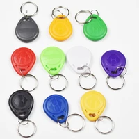 20pcslot rfid key fobs 125khz em4305 t5577 proximity abs tags readable and writable copy duplicator card access control