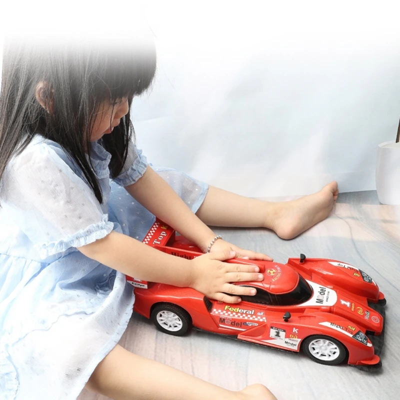 

03KD 1Set Toddler Gift Realistic Pull Back Racing Car Inertia Car Toy Large Size Model Car Vehicle Pull Back Educational Toy
