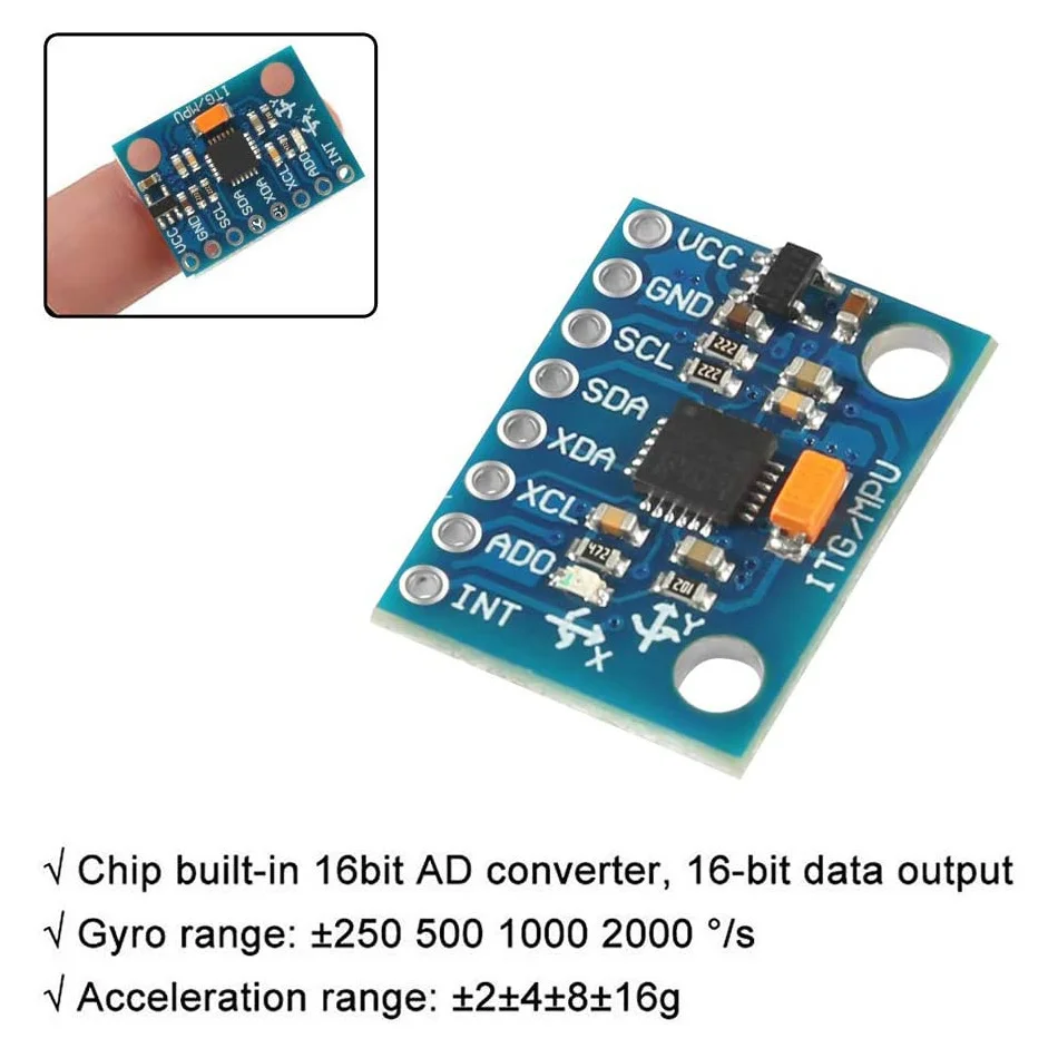 GY-521 MPU-6050 MPU6050 3 оси аналоговый гироскоп Датчики + акселерометр | Электронные