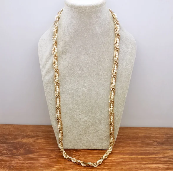 

Twisted Rope Chain Necklace Sweater Necklace