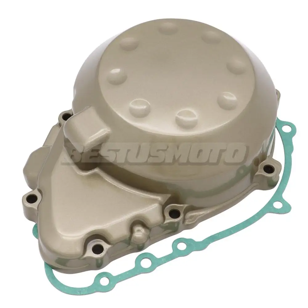 Мотоцикл Алюминиевый левый двигатель статор Крышка картера w/прокладка для Kawasaki