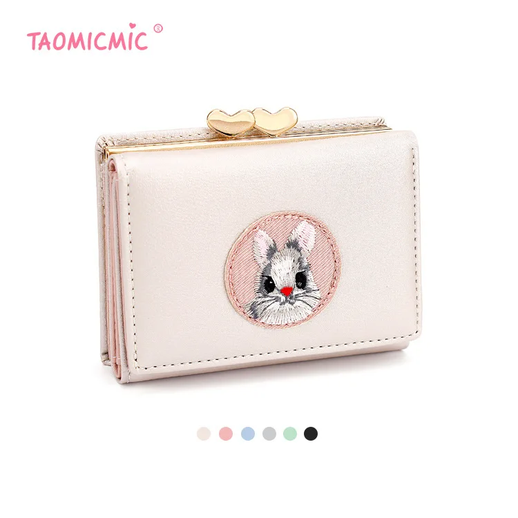 Новый креативный многофункциональный кошелек с рисунком свежей мыши тканевый