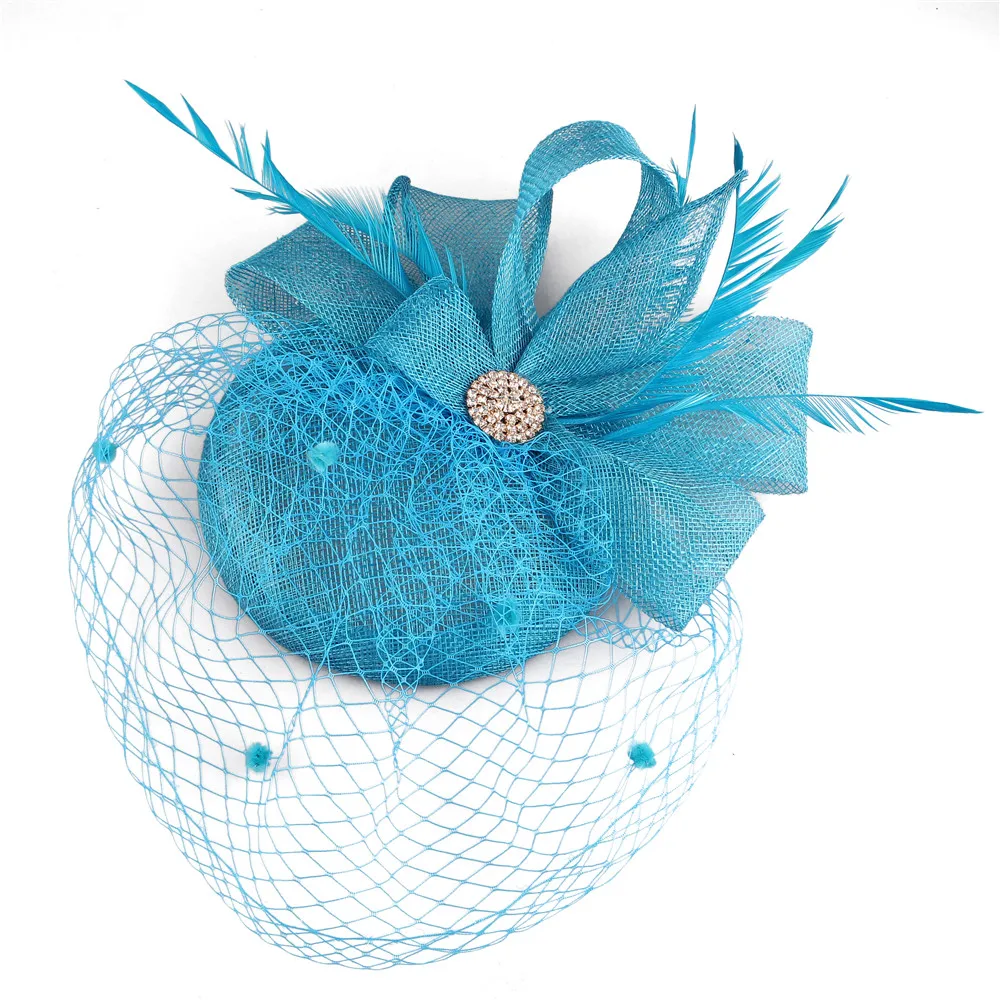 Женская Вуалетка для волос зеленая свадебная фата аксессуары |