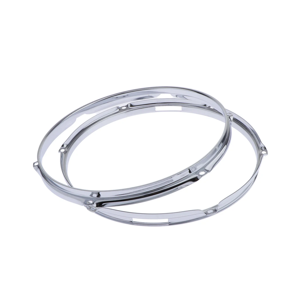 Сверхмощный 13 дюймовый 6 трубный ободок для барабана Snare 1 5 мм (в упаковке 2