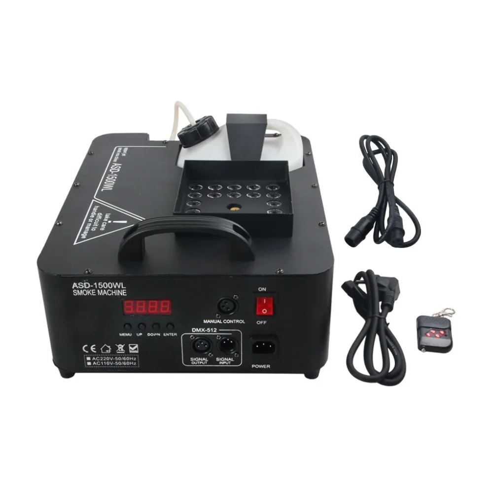 Пульт дистанционного управления 7CH DMX RGB 1500W дымовая машина цветной фейерверк