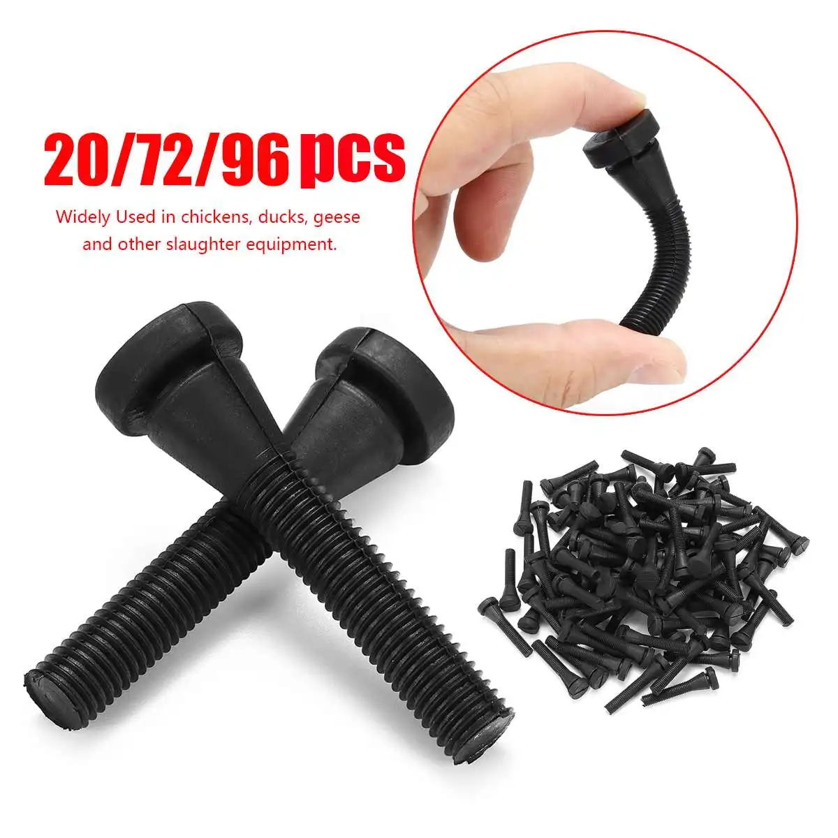 20/72/96 шт. куриные Клюшки Для выщипывания птицы | Дом и сад
