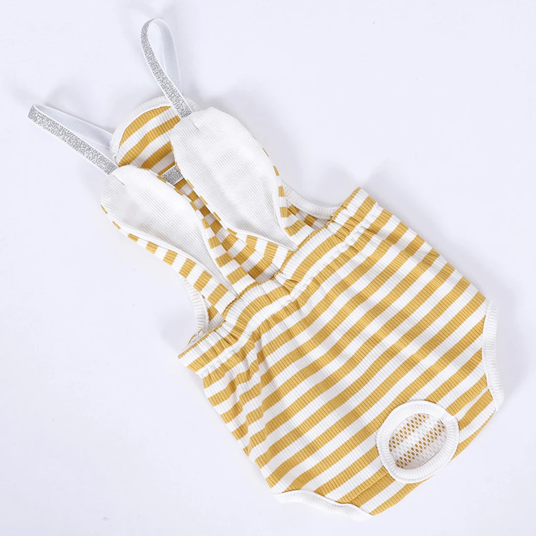 Собачий подгузник многоразовый креативный полосатый модный регулируемый для