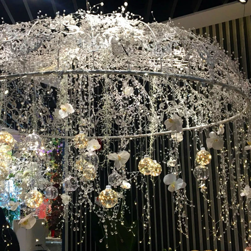 

Acrylic Crystal Beads Curtain Garland Droprain Bead Branch String Crystal Bead Wedding Party Decoration Supplies Decorations