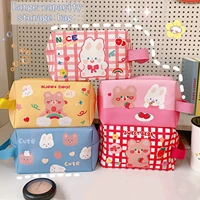 yisuremia new arrival big capacity kawaii rabbit bear pencil cases storage bag girls makeup organizer n%d0%b5%d0%bd%d0%b0%d0%bb school stationery