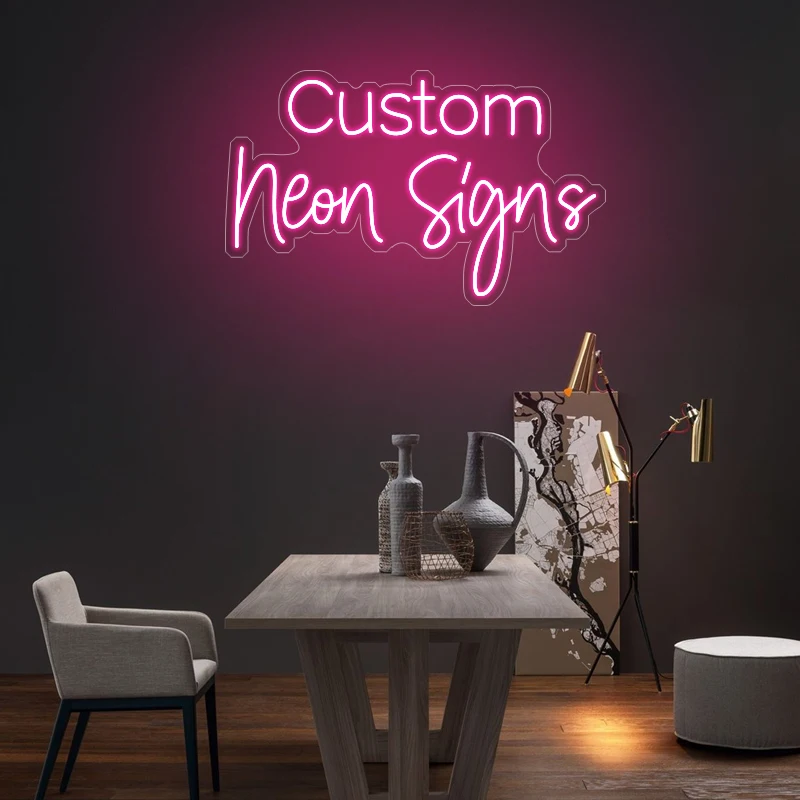 

Custom Led Neon Sign Wedding Party Birthday Decoration for Room Indoor