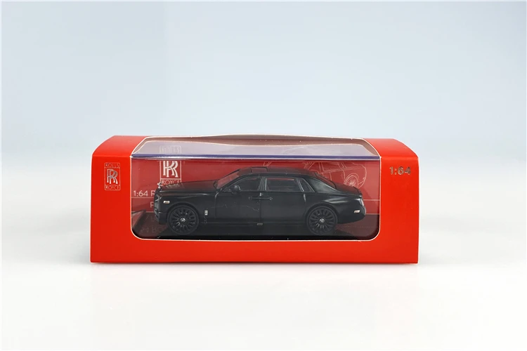 

SmallCarArt 1:64 Rolls Royce Phantom VIII Matte black Diecast Model Car