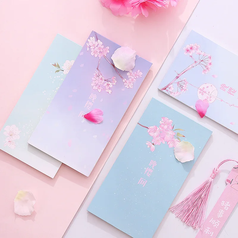 1 шт. вишневый цвет блокнот для заметок Kawaii мини записная книжка креативная