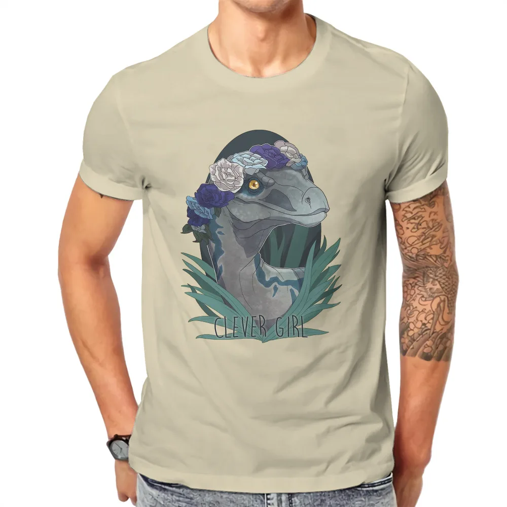 

Повседневная футболка с изображением девушки, уличная одежда в стиле динозавра, повседневная мужская футболка с коротким рукавом, идея для ...