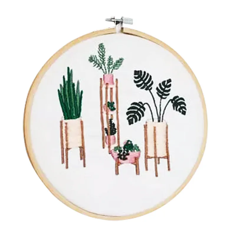 Набор для вышивания начинающих вышивка DIY ленты практичные наборы