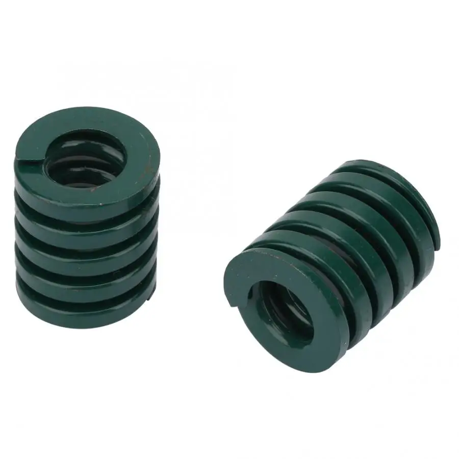 2Pcs 65MN Steel OD 25mm Length 30-100mm TH Green Heavy Load Mould Spring Spiral Compression Metal Casting Stamping Die - купить по