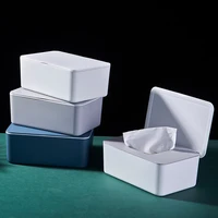 045 multi simple large capacity wet tissue box with cover wipes storage box mask tissue case