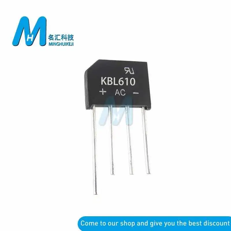 5 шт. однофазный диодный мост с выпрямителем ZIP-4 |