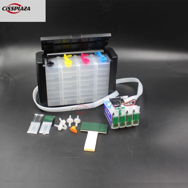 CISSPLAZA T1631 16xl Роскошная чернильная система CISS совместим с epson WF-2650 WF-2660 WF-2760 принтер