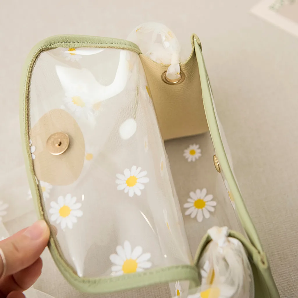 

Small Women Bags 2020 Fashion Transparent Print Shoulder Bags Hasps Messenger Crossbody Bag Casual Handbag Bolsos Para Mujer Hot