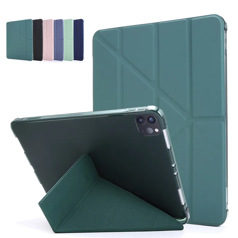 

Для iPad Pro 12 9 чехол 4th Gen 2020 мягкая задняя крышка тонкий смарт-чехол Чехол для iPad Pro 12,9 2020 чехол с держателем карандаша