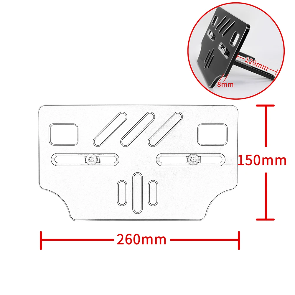 Мотоциклетная черная сумка седло защитный кронштейн Боковая Сумка держатель для
